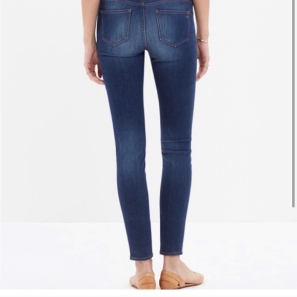 Madewell Skinny Skinny Crop Blue Denim Jeans size 30 - Picture 2 of 8